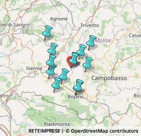 Mappa Via Sant'Egidio, 86095 Frosolone IS, Italia (9.56538)