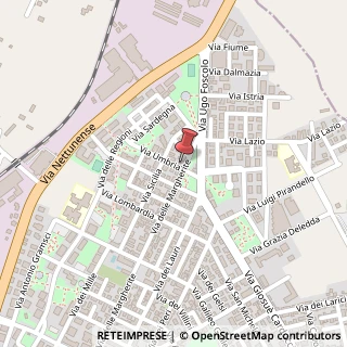 Mappa Via delle Margherite, 237, 04011 Aprilia, Latina (Lazio)