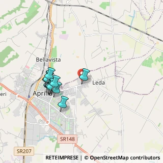 Mappa Via Siena, 04011 Aprilia LT, Italia (1.82583)