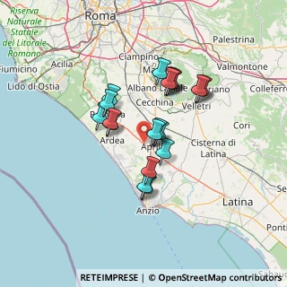 Mappa Via Monte Stelvio, 04011 Aprilia LT, Italia (11.465)