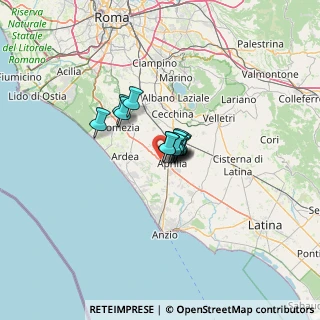 Mappa Via Monte Stelvio, 04011 Aprilia LT, Italia (5.79462)