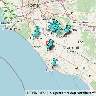Mappa Via Monte Stelvio, 04011 Aprilia LT, Italia (11.762)