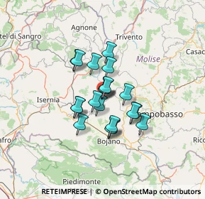 Mappa Via S. Ten. Orfeo Scacciavillani, 86095 Frosolone IS, Italia (9.3715)