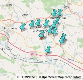 Mappa Via Vittorio Emanuele III, 03020 Strangolagalli FR, Italia (6.544)