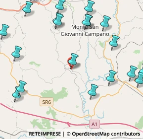 Mappa Via Vittorio Emanuele III, 03020 Strangolagalli FR, Italia (6.0985)