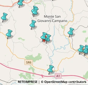 Mappa Via Vittorio Emanuele III, 03020 Strangolagalli FR, Italia (6.09625)