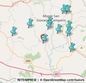 Mappa Via Vittorio Emanuele III, 03020 Strangolagalli FR, Italia (4.32273)