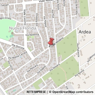 Mappa Via napoli 100, 00040 Ardea, Roma (Lazio)