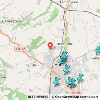 Mappa Via Monte Natale, 04011 Aprilia LT, Italia (2.96818)