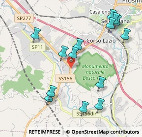 Mappa SS  156 Monti Lepini km 6, 03023 Ceccano FR, Italia (2.43071)