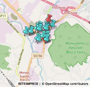 Mappa SS  156 Monti Lepini, 03023 Ceccano FR, Italia (0.5445)