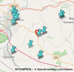 Mappa SR Casilina, 03020 Torrice FR, Italia (5.3665)