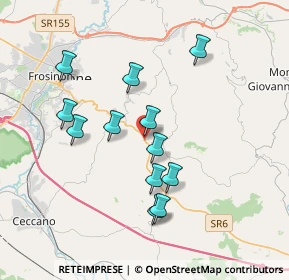 Mappa SR Casilina, 03020 Torrice FR, Italia (3.5575)