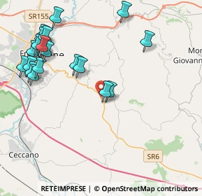 Mappa SR Casilina, 03020 Torrice FR, Italia (5.2445)