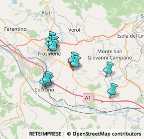 Mappa SR Casilina, 03020 Torrice FR, Italia (6.395)