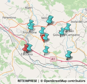 Mappa SR Casilina, 03020 Torrice FR, Italia (6.95)