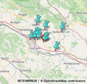 Mappa SR Casilina, 03020 Torrice FR, Italia (8.06364)