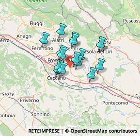 Mappa SR Casilina, 03020 Torrice FR, Italia (9.2475)