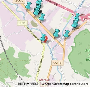 Mappa Via Morolense Manca, 03100 Frosinone FR, Italia (1.2525)