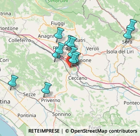 Mappa Via Morolense Manca, 03100 Frosinone FR, Italia (13.2275)