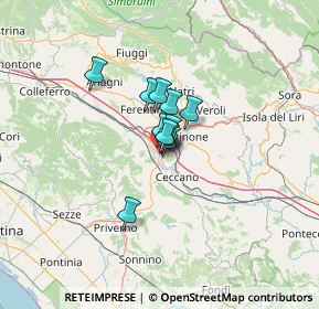 Mappa Via Morolense Manca, 03100 Frosinone FR, Italia (6.62909)