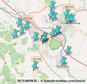 Mappa Via Morolense Manca, 03100 Frosinone FR, Italia (3.9315)