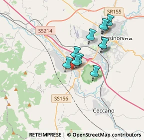Mappa Via Morolense Manca, 03100 Frosinone FR, Italia (2.98818)