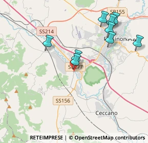 Mappa Via Morolense Manca, 03100 Frosinone FR, Italia (5.34909)