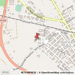 Mappa Via Generale Carlo Alberto dalla Chiesa, 18, 73040 Acquarica del Capo, Lecce (Puglia)