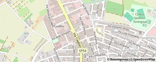 Mappa Oristano
