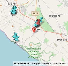 Mappa Via San Donato, 73059 Ugento LE, Italia (4.24692)