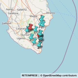 Mappa Via Umberto Boccioni, 73039 Tricase LE, Italia (8.24368)