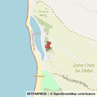 Mappa Via Giuseppe Genovese, 21, 09072 Cabras, Oristano (Sardegna)