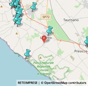 Mappa Via San Silvestro, 73059 Ugento LE, Italia (7.492)