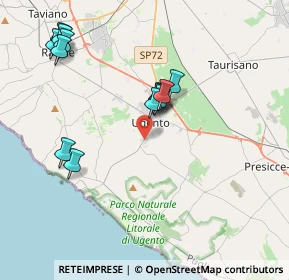 Mappa Via S. Silvestro, 73059 Ugento LE, Italia (4.29231)