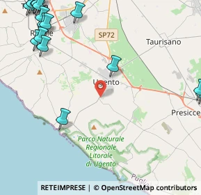 Mappa Via San Vito, 73059 Ugento LE, Italia (7.635)