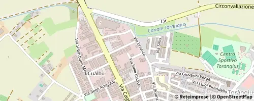 Mappa Oristano