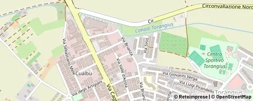 Mappa Oristano