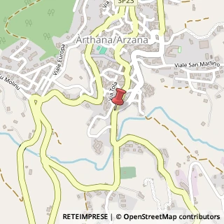 Mappa Via Piemonte, 84, 08040 Arzana, Nuoro (Sardegna)