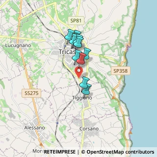 Mappa Via Leuca, 73039 Tricase LE, Italia (1.40727)