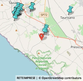 Mappa Via S. Giacomo, 73059 Ugento LE, Italia (6.34867)