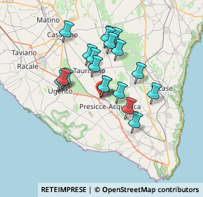 Mappa Località acquarica LE IT, 73054 Acquarica del capo LE, Italia (6.12)