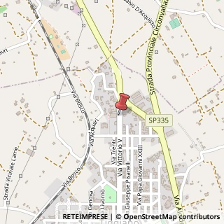 Mappa Via Vittorio Veneto, 201, 73030 Tiggiano, Lecce (Puglia)