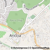 Mapa Ariccia
