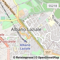 Karte Albano Laziale