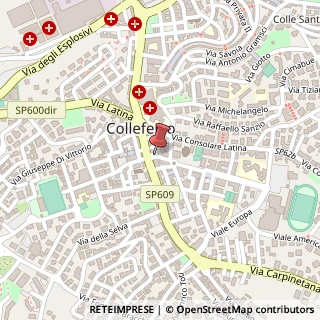 Mappa Piazza della Repubblica,  1, 00038 Colleferro, Roma (Lazio)