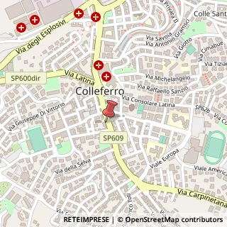 Mappa Corso Filippo Turati, 45, 00034 Colleferro, Roma (Lazio)