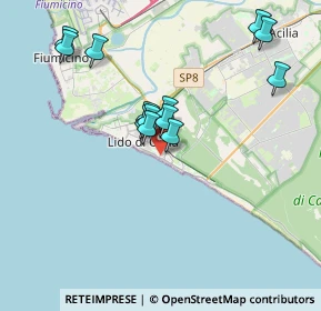 Mappa Via Capo Corso, 00122 Lido di Ostia RM, Italia (3.70385)