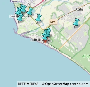 Mappa Via Capo Corso, 00122 Lido di Ostia RM, Italia (4.58615)