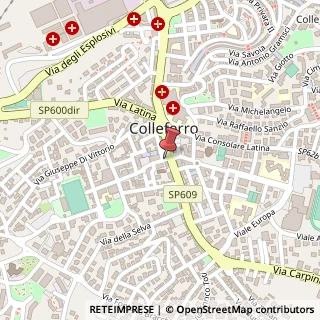 Mappa Via Enrico Ferri,  8, 00169 Colleferro, Roma (Lazio)